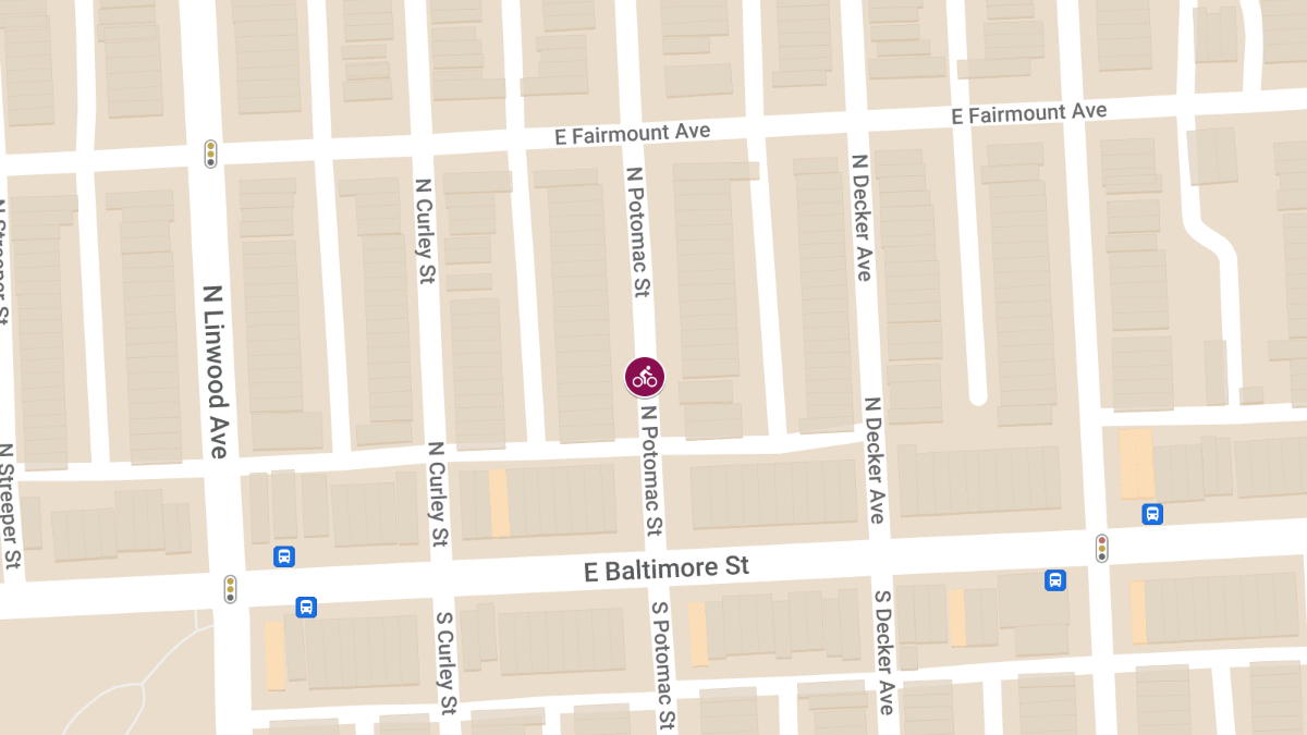 Bicyclist Struck at 14 N Potomac St