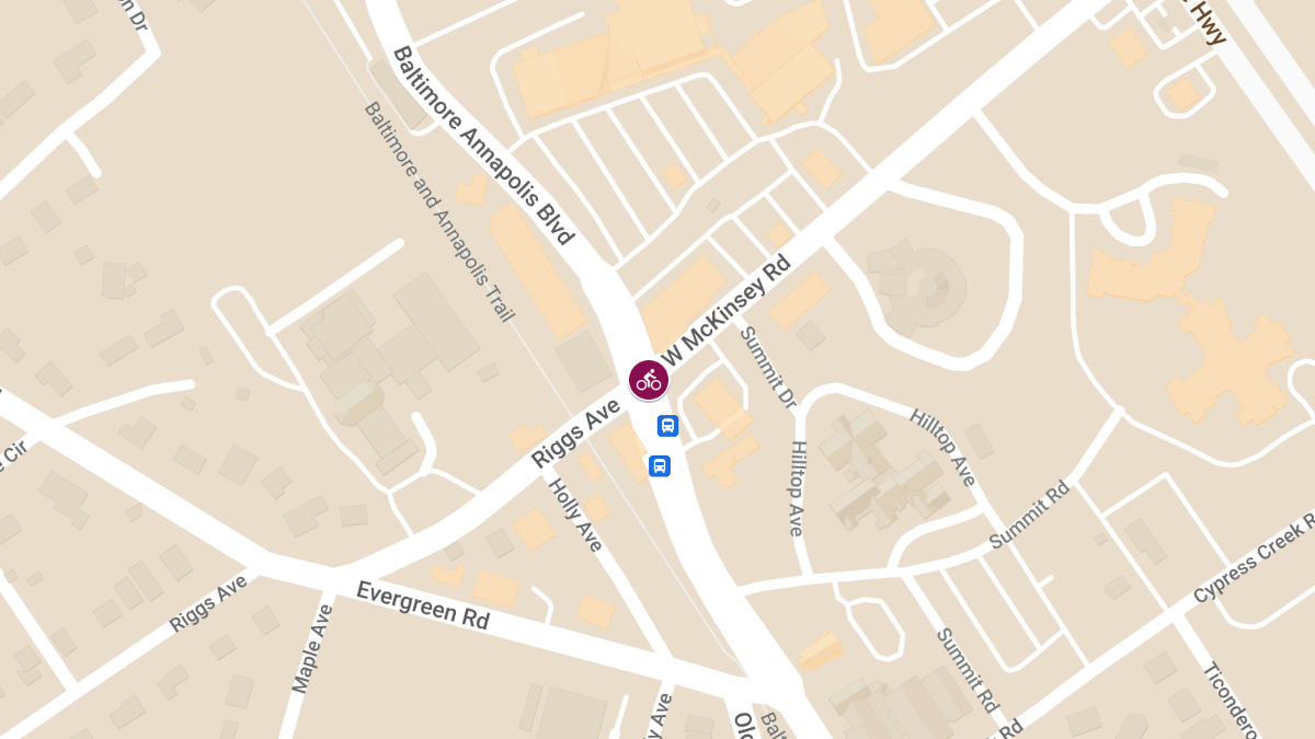 Bicyclist Struck at W McKinsey Rd & Baltimore Annapolis Blvd