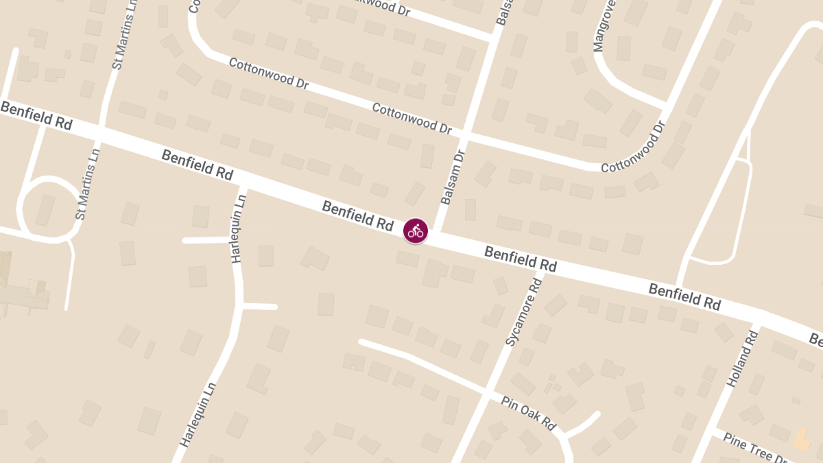 Bicyclist Struck in 300 Block of Benfield Rd