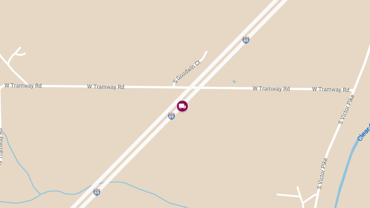 Box Truck Rollover Accident on I-69 Northbound near Mile Marker 286