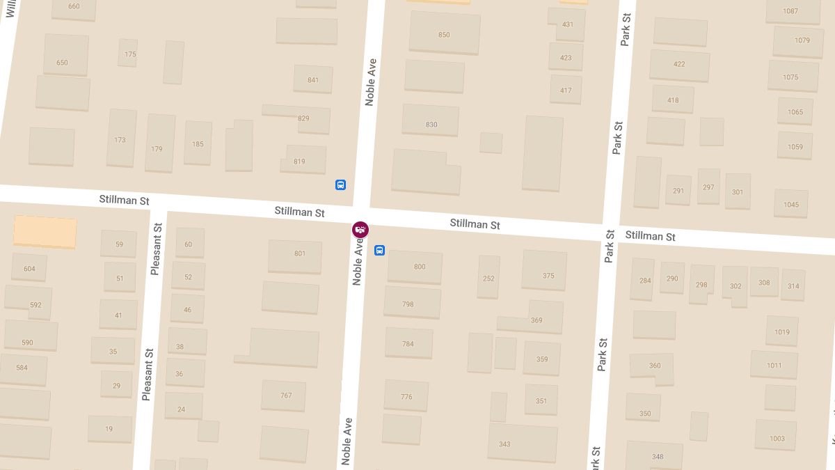 Car Accident at 800 Block of Noble Avenue