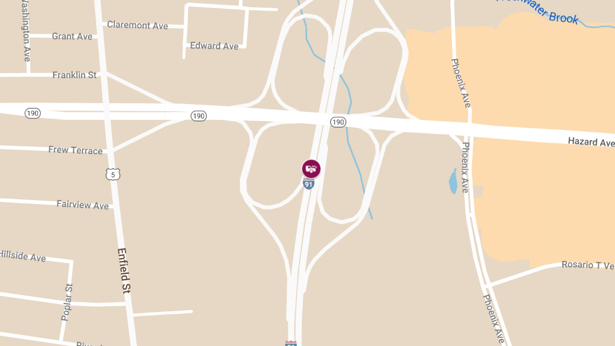 Car Accident on I-91 North at Exit 47