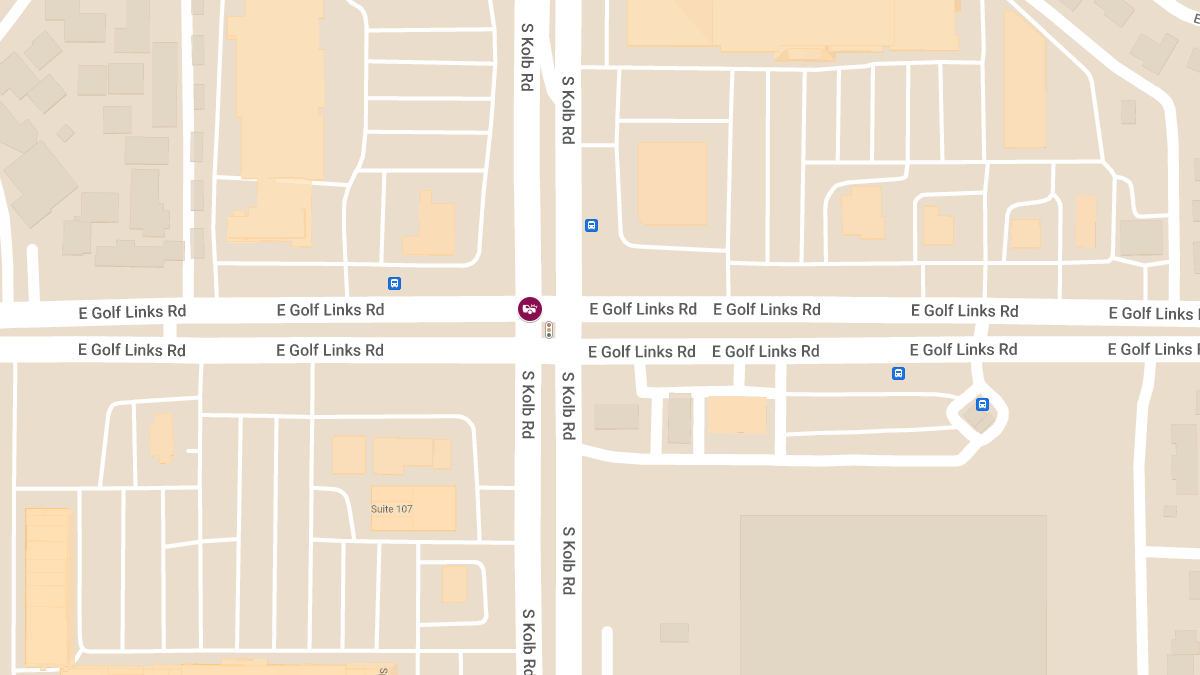 Vehicle Collision with Injuries at E Golf Links Rd & Kolb Rd