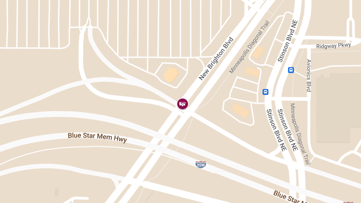 Car Collision with Injuries at New Brighton Blvd & Quarry Center Dr