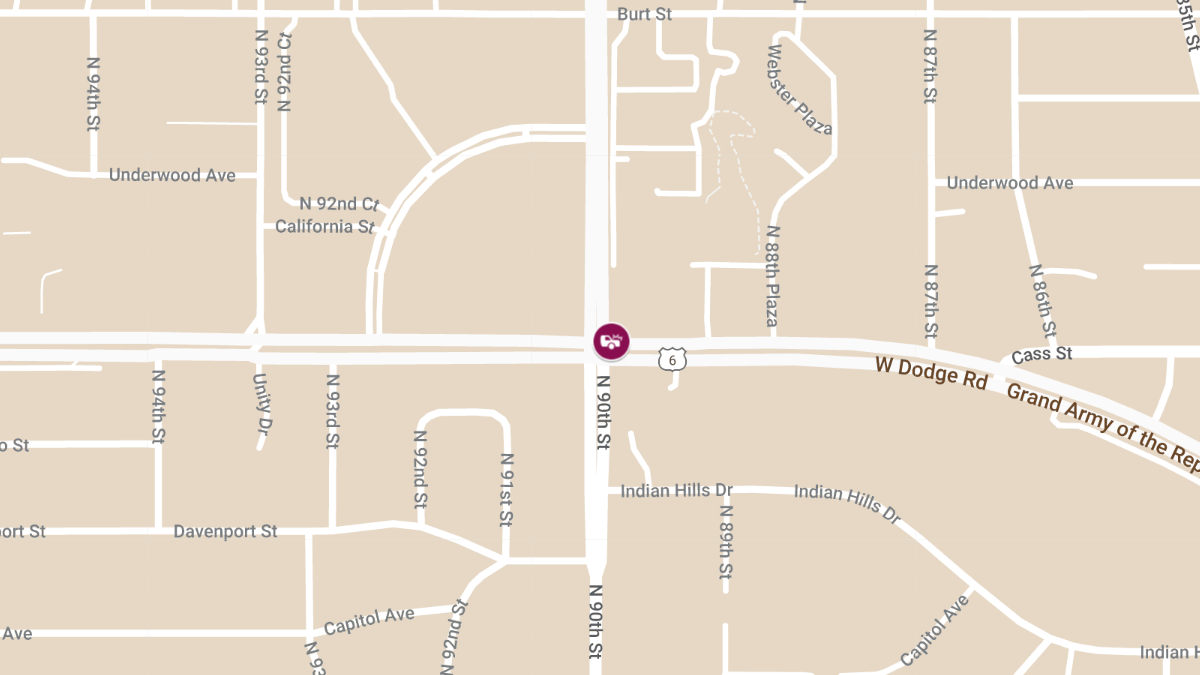 Car Crash at 90th and West Dodge Road