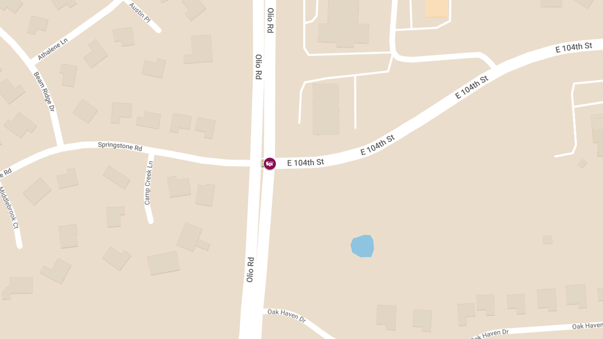 Car Crash at Olio Rd and E 104th St