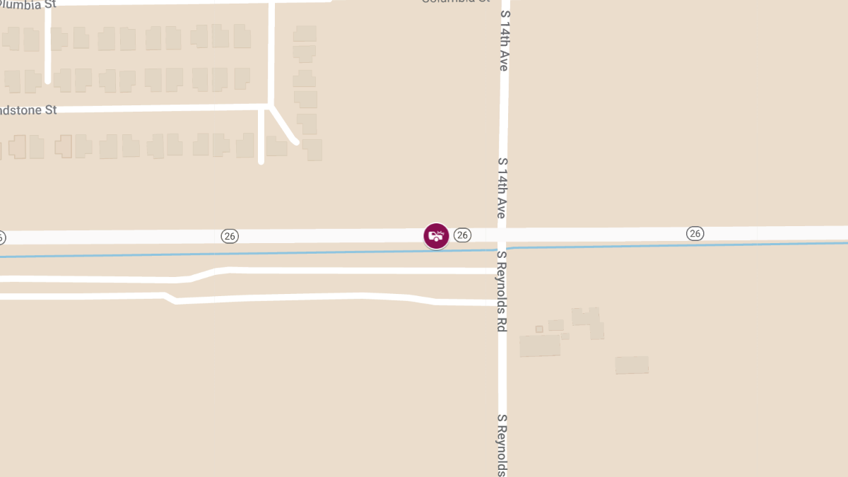 Car Crash on Highway 26 Near Milepost 32