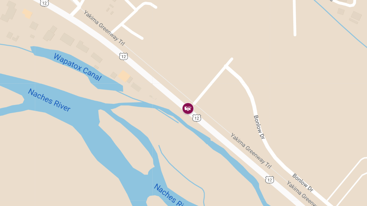 Car Crash on US 12 Near Naches