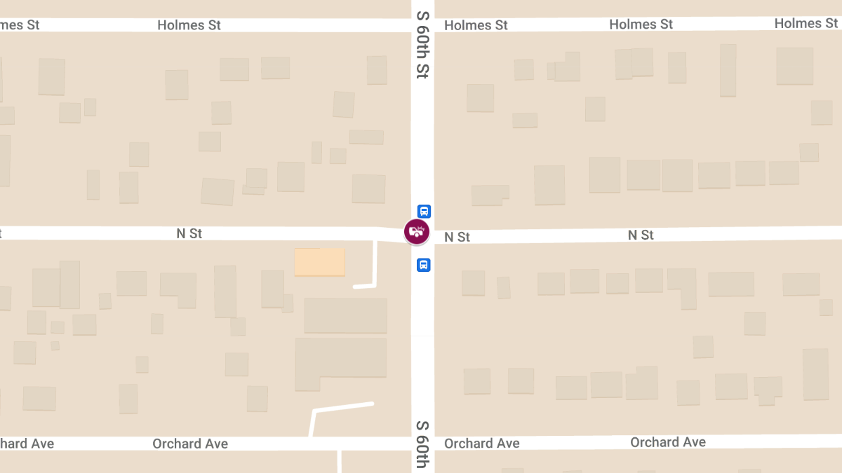 Car Crash with Injury at 60th and N Street
