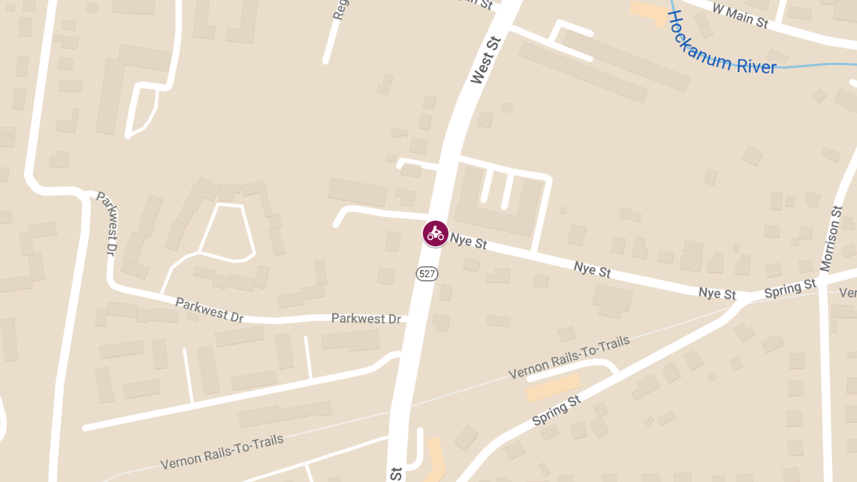 Car vs Bicycle Accident at Nye St and West St