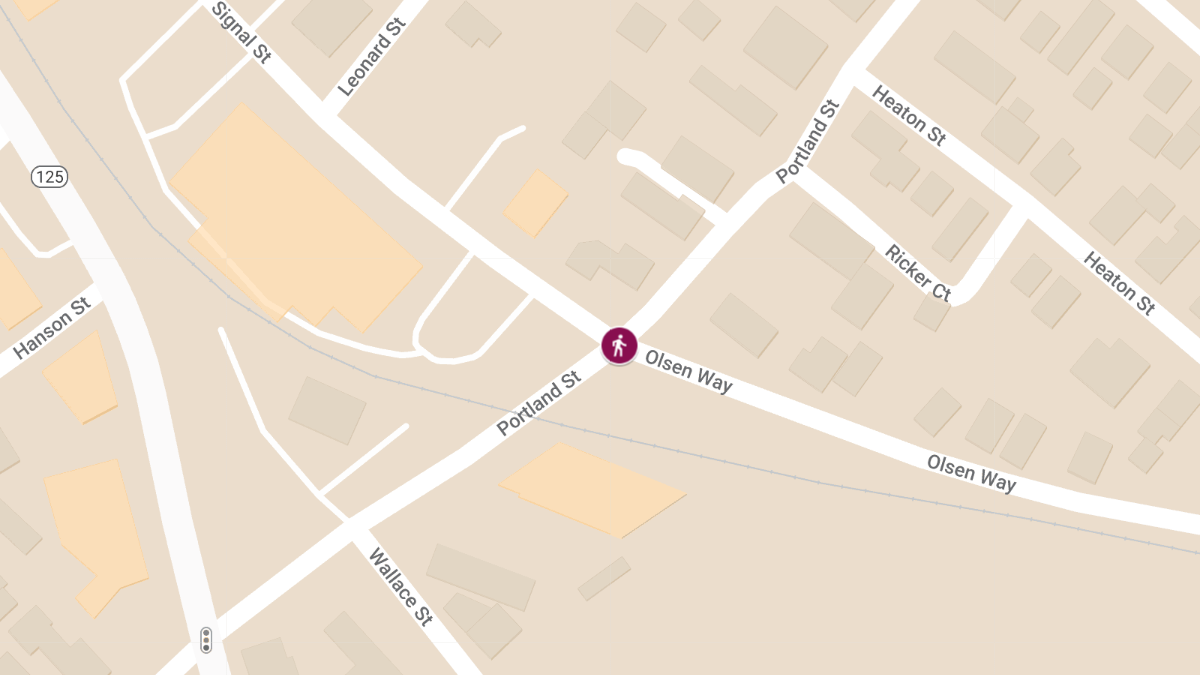 Car vs. Pedestrian Accident at Signal St and Portland St