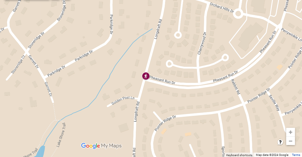 Collision Involving Pedestrian at Longdraft Rd and Pheasant Run Dr