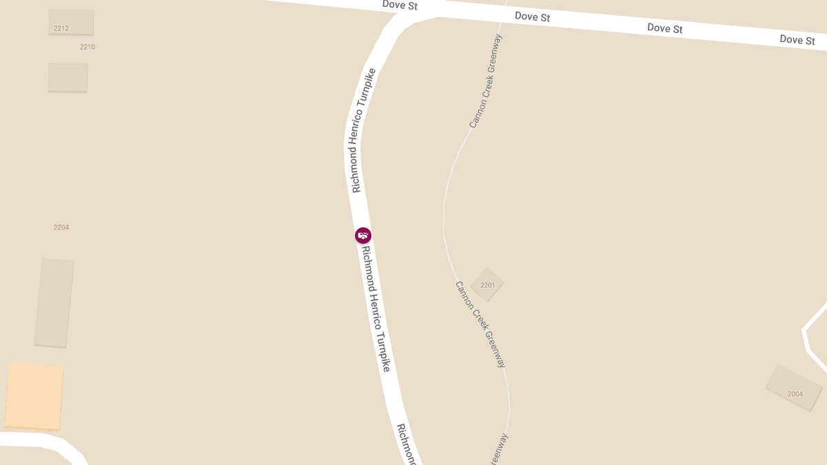 Collision With Injuries at 2200 Block of Richmond Henrico Tpke