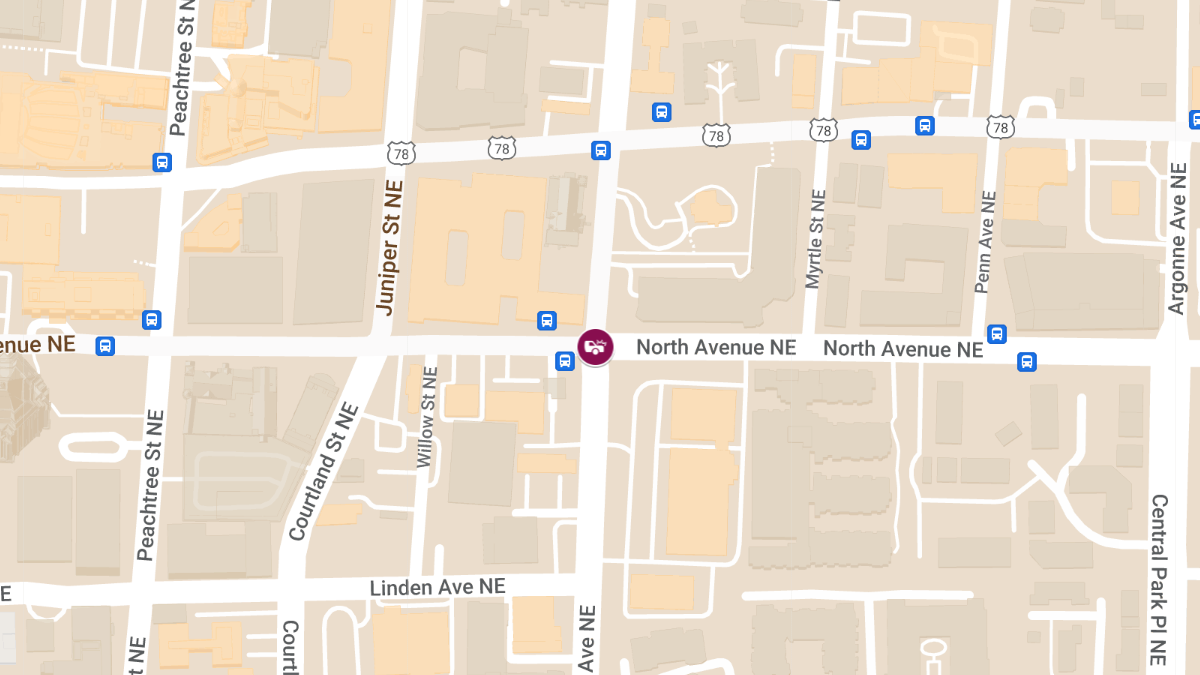 Collision With Injuries at Piedmont Ave NE & North Ave NE