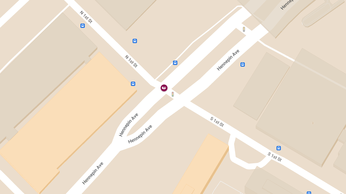 Collision at 1st St S & Hennepin Ave Causes Injuries