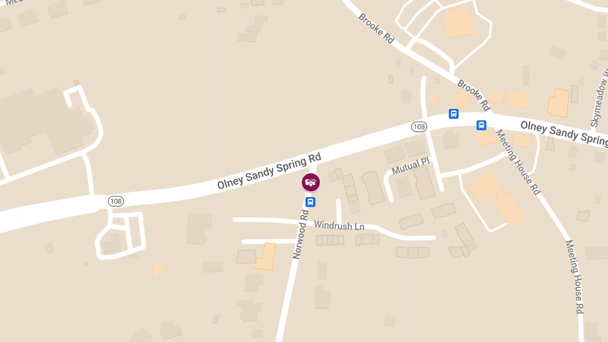 Collision with Entrapment on Norwood Rd near Quaker Lane