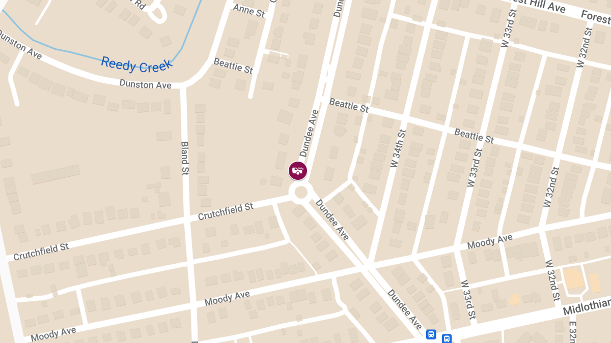 Collision with Injuries at 0 Block of Dundee Ave