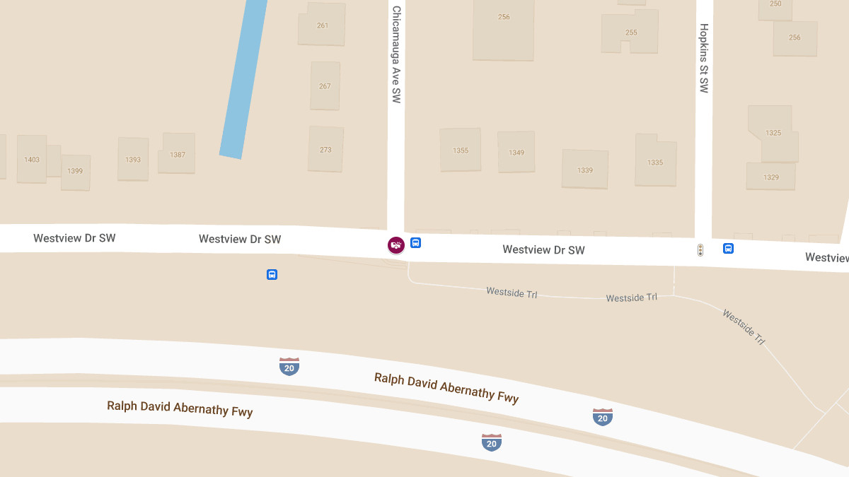 Collision with Injuries at Chicamauga Ave SW and Westview Dr SW