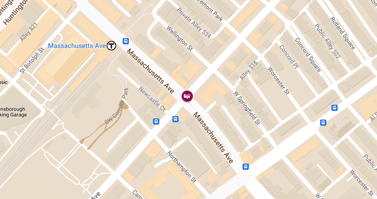 Collision with Injuries at Columbus Ave & Massachusetts Ave