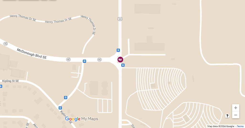 Collision with Injuries at McDonough Blvd SE & Moreland Ave SE