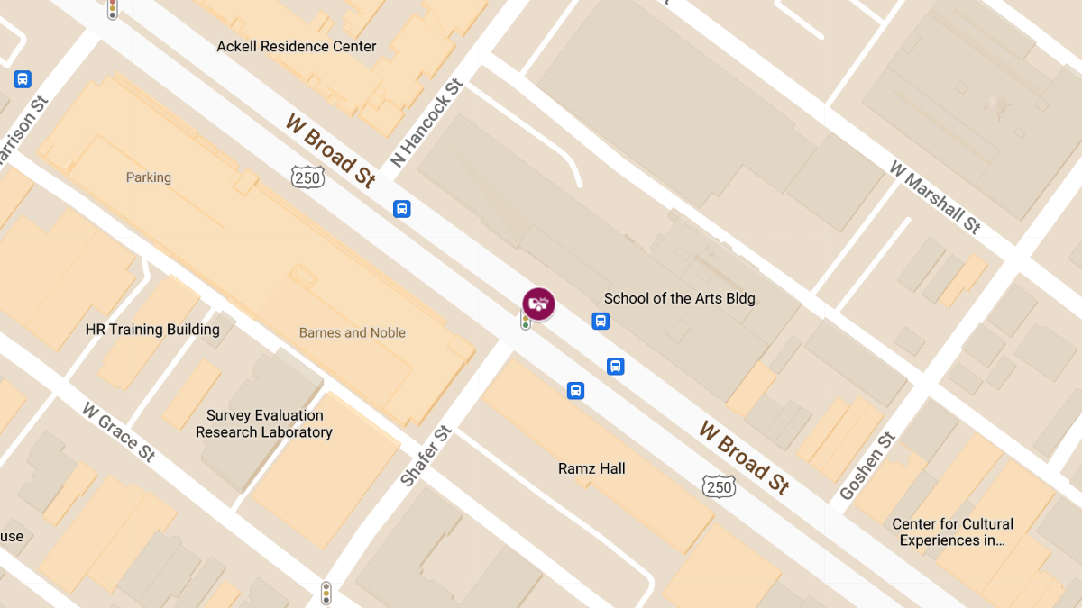 Collision with Injuries at W Broad St & Shafer St