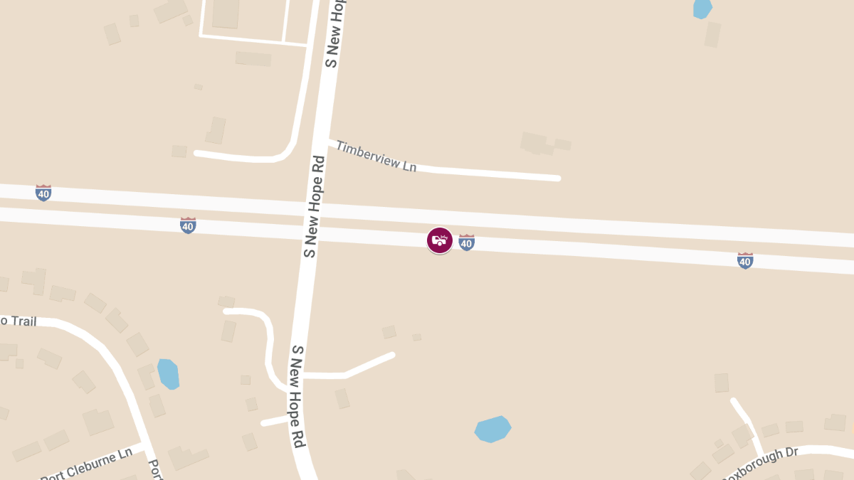 Collision with Injury at Exit 212 I-40 E
