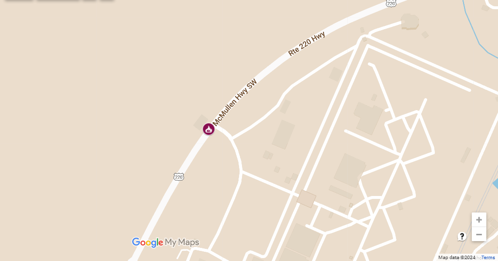 Commercial Building Fire at McMullen Highway & Western Correctional Institution
