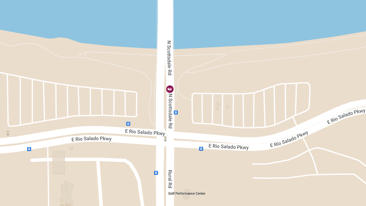 Crash Involving Patrol Cars near Scottsdale Rd and Rio Salado Parkway