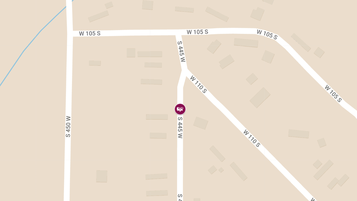 Crash Reported at 6979 S 445 W