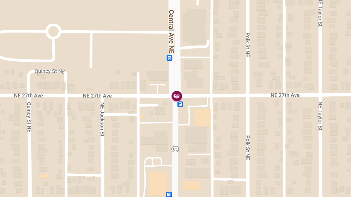 Crash at 27th Ave NE & Central Ave NE Leads to Injuries