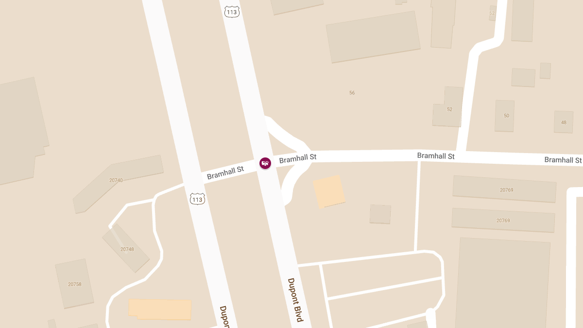 Crash at Dupont Blvd & Bramhall St