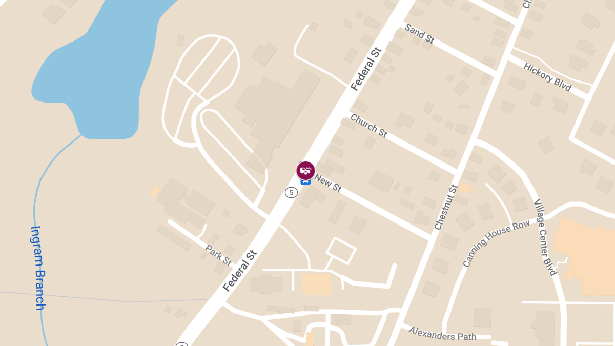Crash at Federal St and New St
