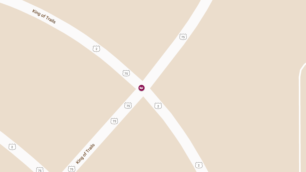 Crash at Intersection of Highway 2 and Highway 75 Leads to Injuries