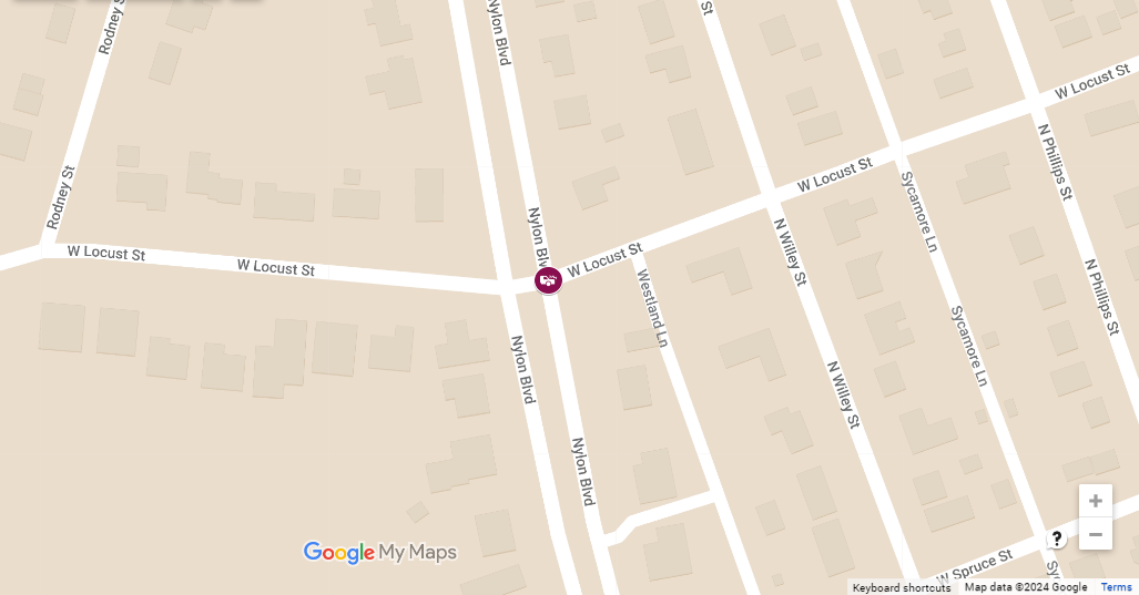 Crash at Nylon Blvd and West Locust St