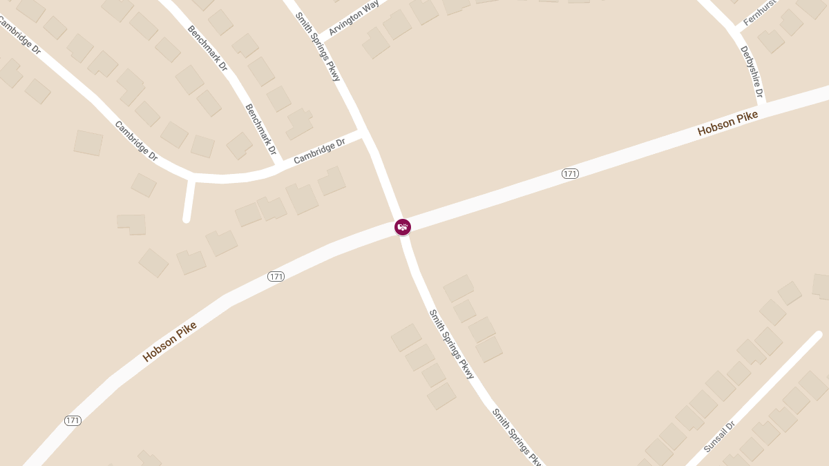 Crash at Smith Springs Pkwy & Hobson Pike