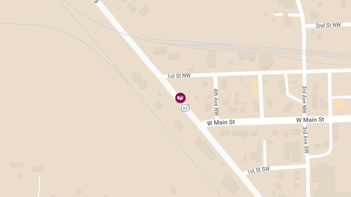 Crash on Highway 65 near 1st Street Northwest Results in Injuries