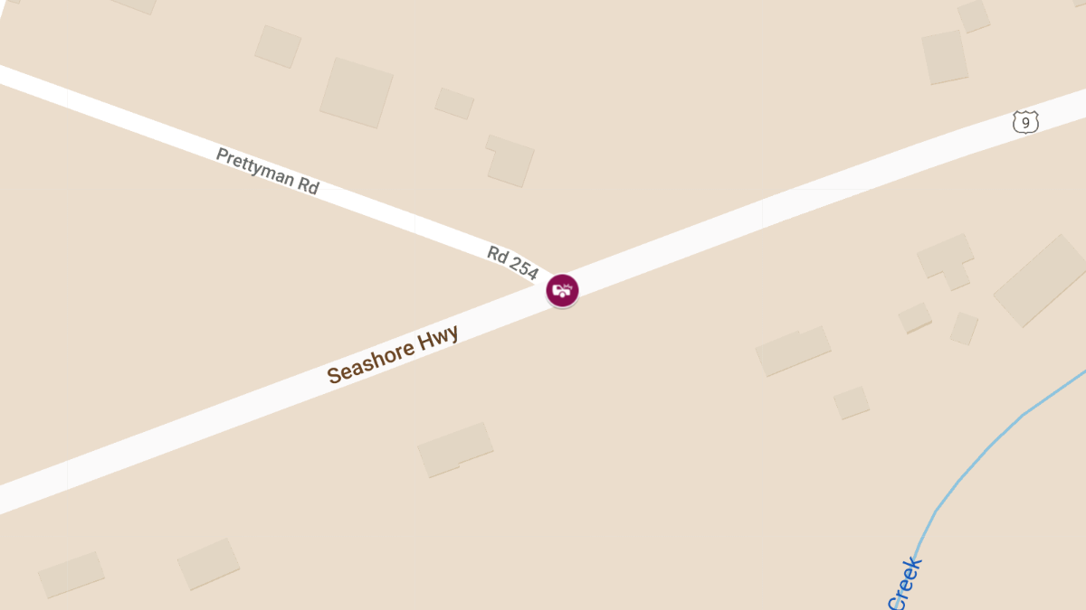 Crash with Entrapment at Lewes Georgetown Hwy and Prettyman Rd