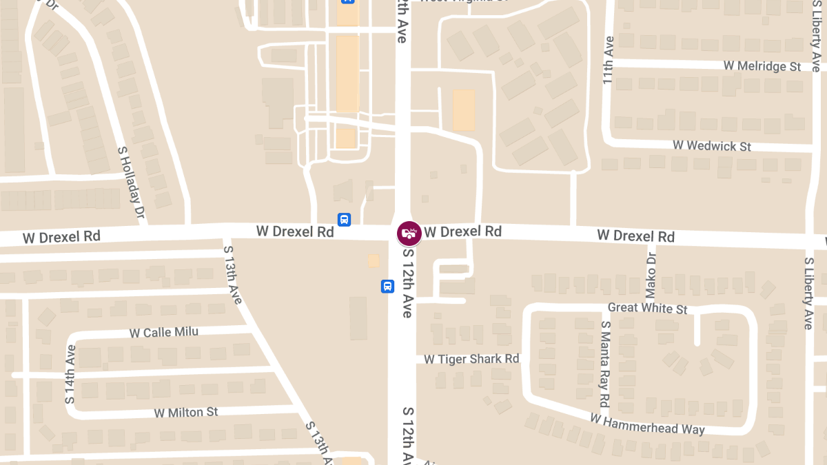 Crash with Injuries at 12th Ave and Drexel Rd