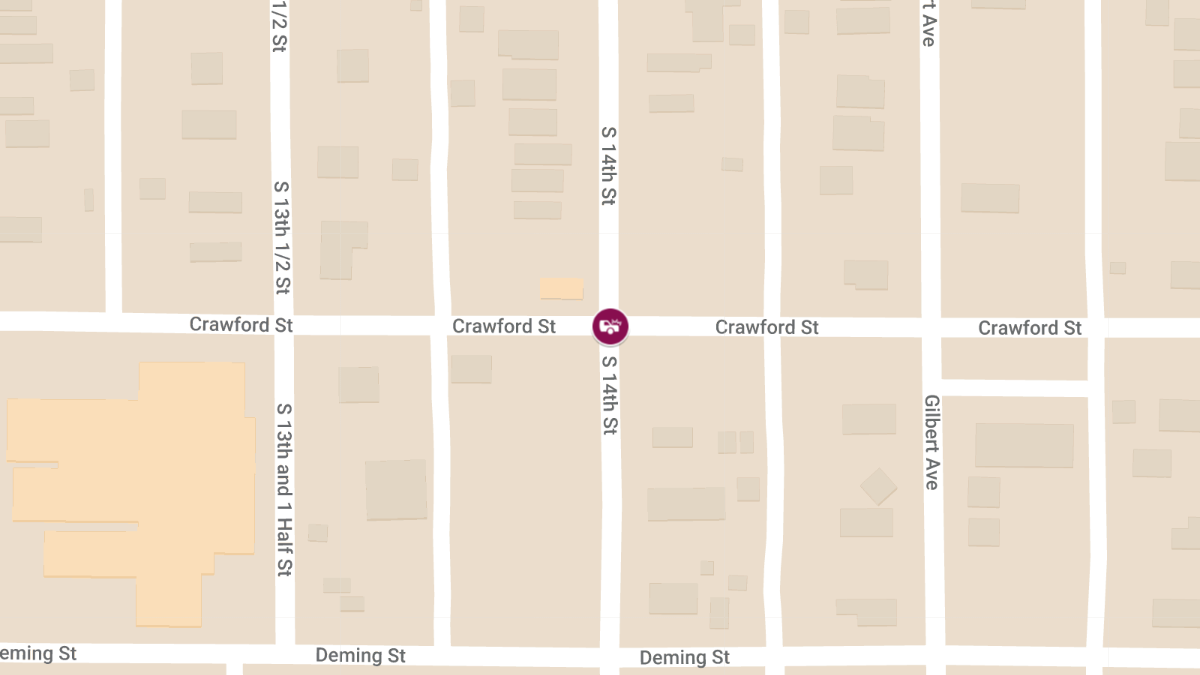 Crash with Injuries at 14th and Crawford