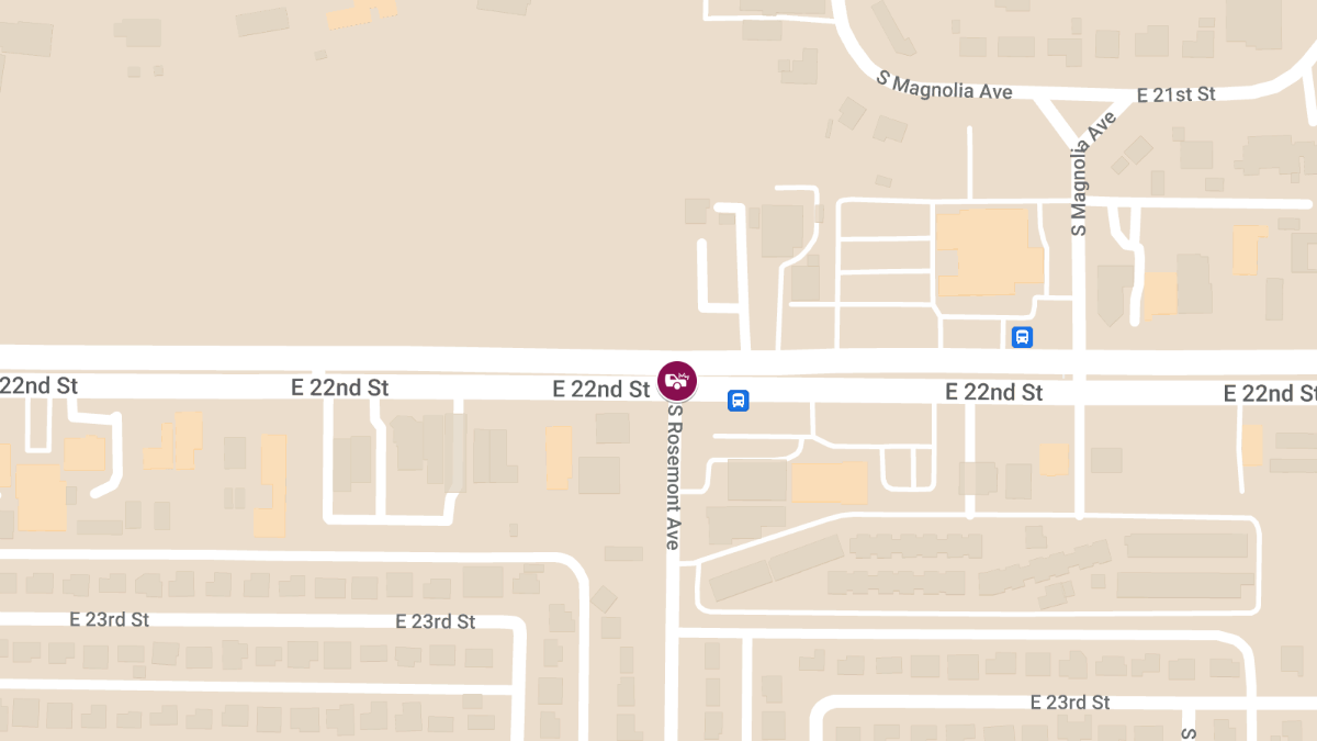 Crash with Injuries at 22nd St and Rosemont Rd