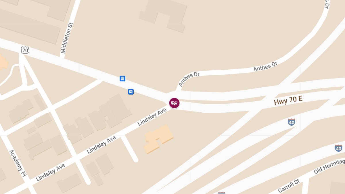 Crash with Injuries at 65 Lindsley Ave