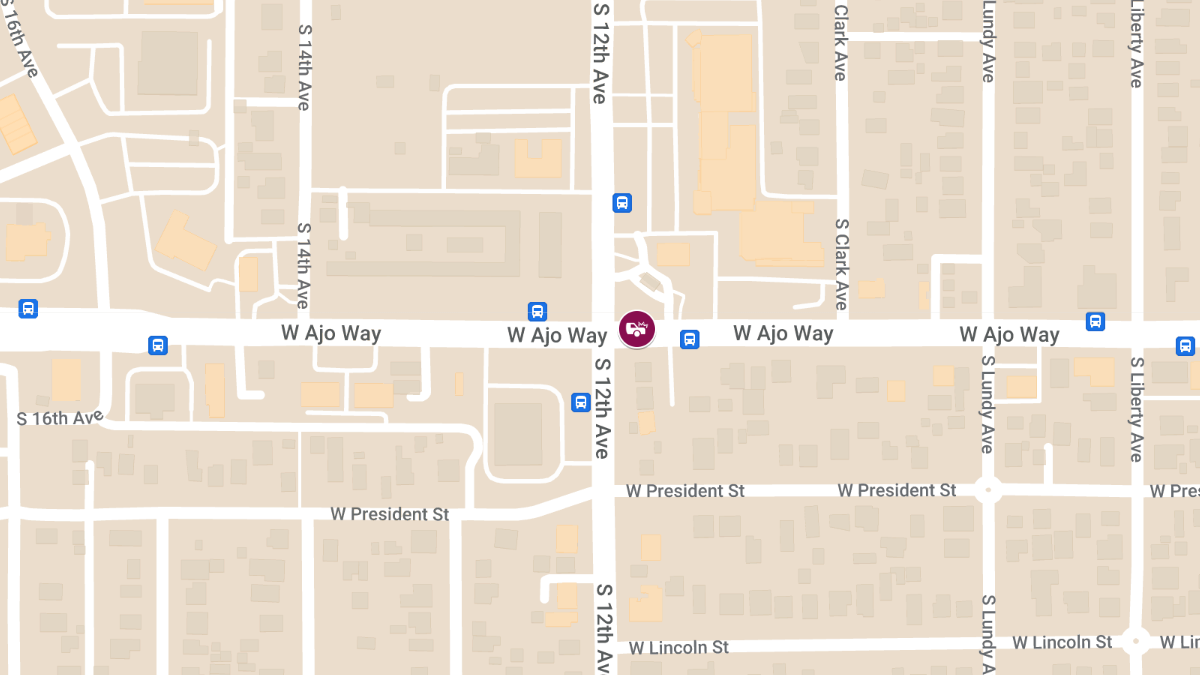 Crash with Injuries at Ajo Way and 12th Ave