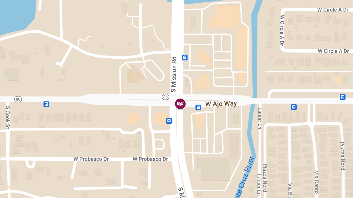 Crash with Injuries at Ajo Way and Mission Rd