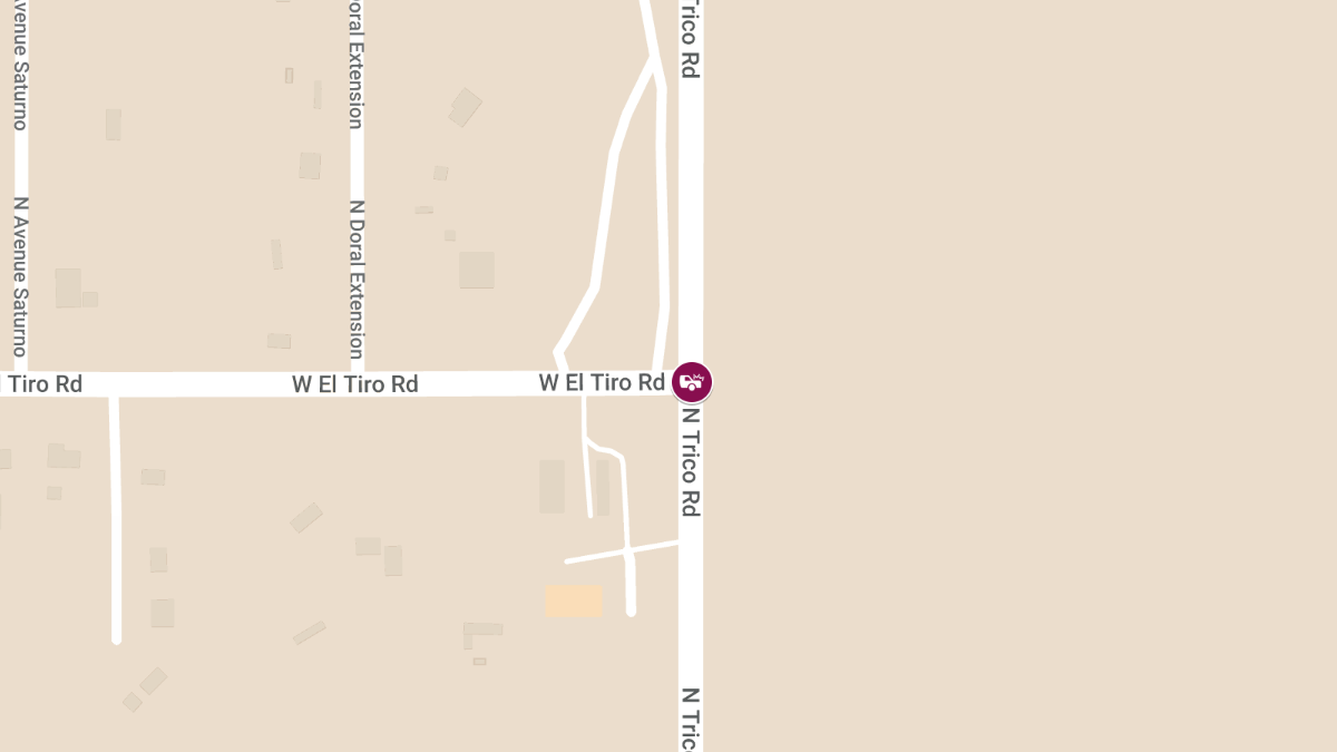 Crash with Injuries at El Tiro and Trico Rd