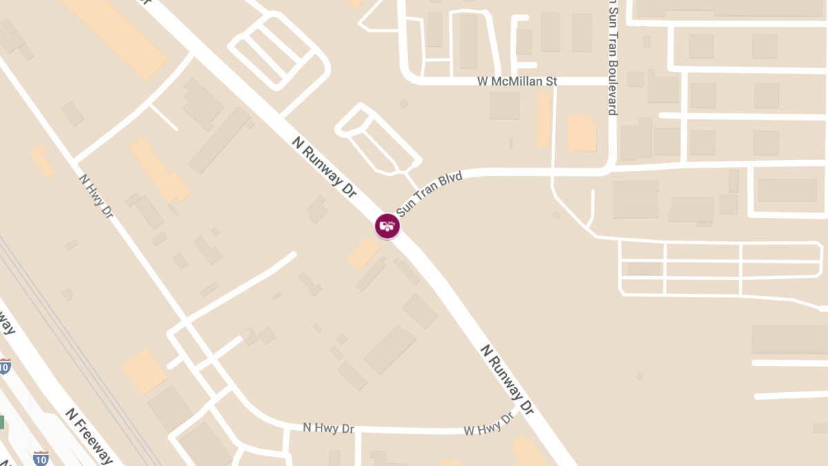 Crash with Injuries at Highway Dr and Runway Dr