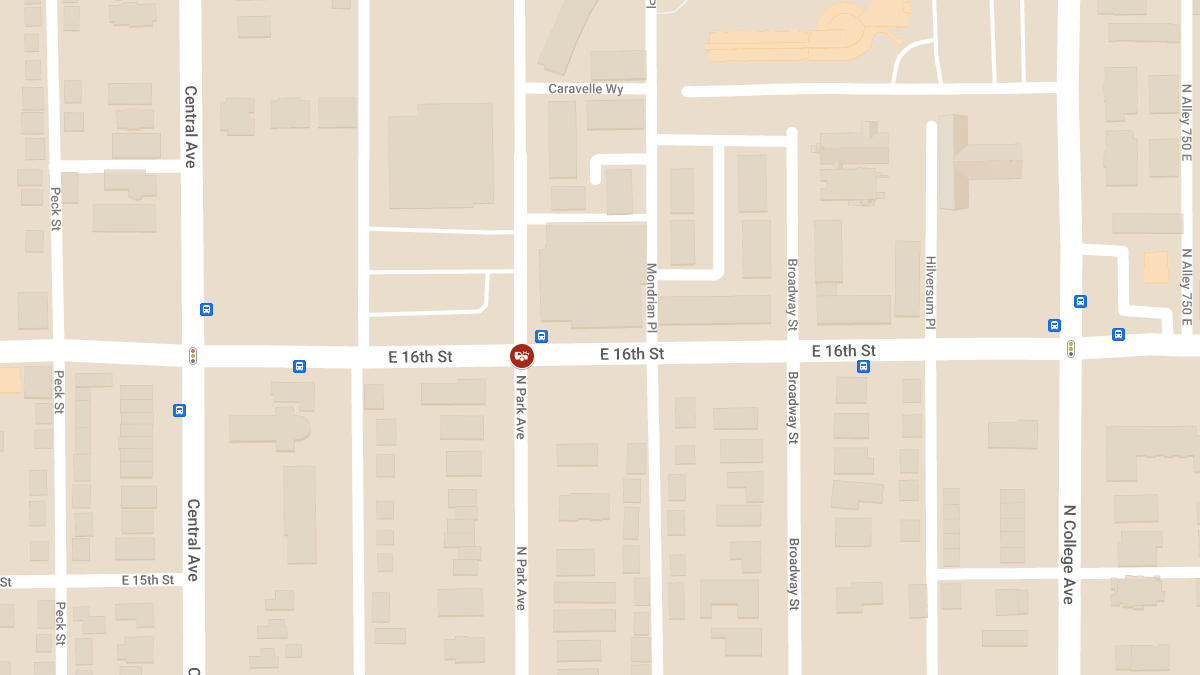 Crash with Injuries at N Park Ave & E 16th St