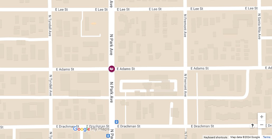 Crash with Injuries at Park Ave and Adams