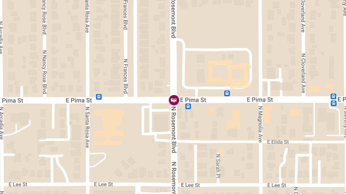 Crash with Injuries at Rosemont and Pima St