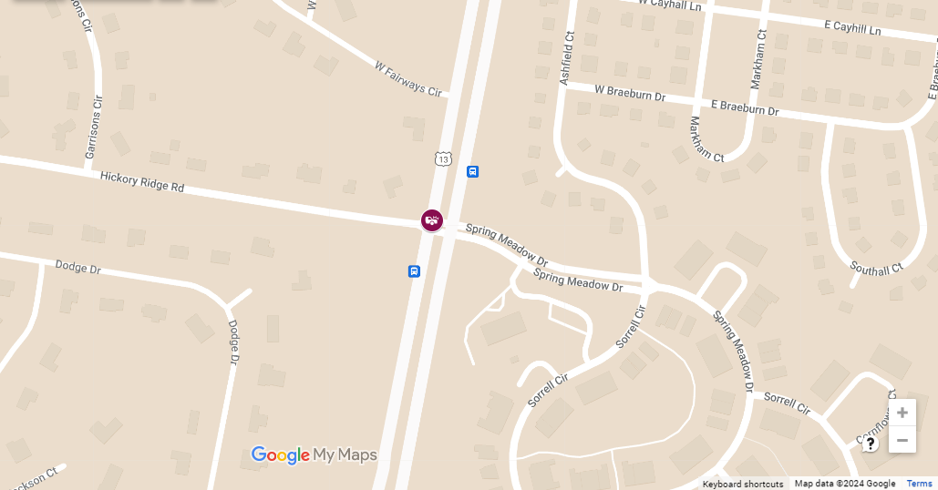 Crash with Injuries at Route 13 and Spring Meadow Drive