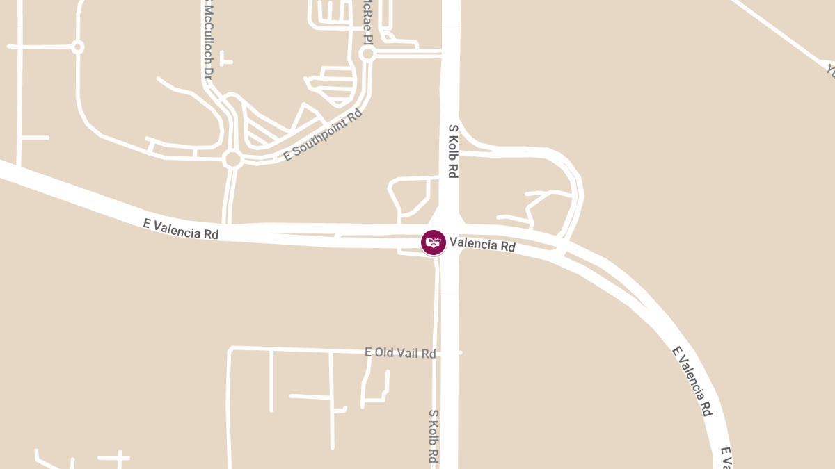 Crash with Injuries at Valencia and Kolb